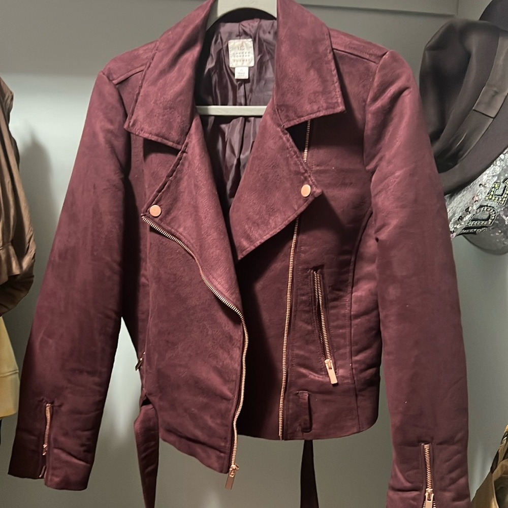 Lauren Conrad faux suede jacket
